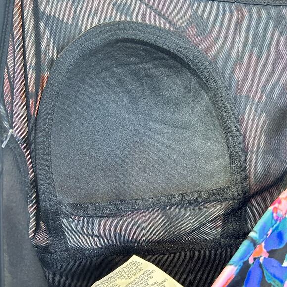 Swim Solutions Empire Princess Seam Swim Dress 8006492 Multi Women's US 8 NWT - Picture 6 of 7